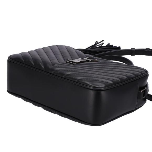 Yves Saint Laurent Lou Shoulder Fringe Logo Camera Bag - Picture 3 of 10